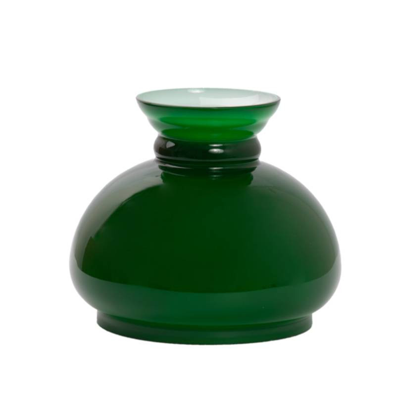 Lampenschirm 5557 für Petroleumlampe aus Opalglas - Aladdin - montage 120 mm
