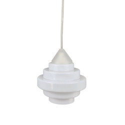 Lampe 5595 aus Opalglas - D. 140 mm