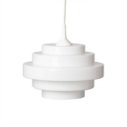Lampe 5597 aus Opalglas - D. 280 mm