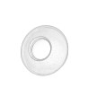 Lampshade 0056X in clear glass antico with collar - d. 180/84 mm