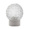 Clear glass lamp 5563 WOS with thread - d. 150 mm