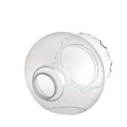 Clear glass lampshade 0505 - d. 153/40 mm