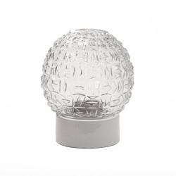 Clear glass lamp 5563 IFO with thread - d. 150 mm