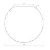 Lampenschirm 4027 - d. 200/100 mm