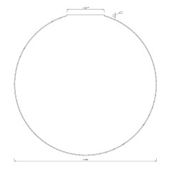 Lampshade 4030 - d. 250/65 mm