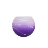 Clear glass pained lampshade 4051 with decor - d. 160/47 mm