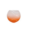 Clear glass pained lampshade 4051 with decor - d. 160/47 mm
