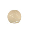 Clear glass pained lampshade 4051 with decor - d. 160/47 mm
