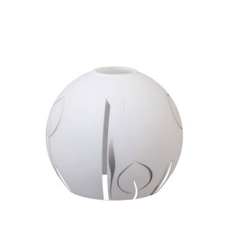 Lampenschirm 4051 hell mit Farbe bemalt und verziert - d. 160/47 mm