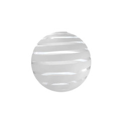 Clear glass pained lampshade 4054 with decor - d. 250/45 mm