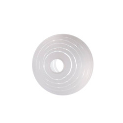 Clear glass pained lampshade 4054 with decor - d. 250/45 mm
