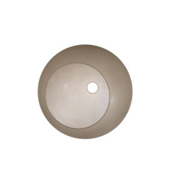 Stínítko 4067 z světlého skla malované barvou - prům. 350/45 mm