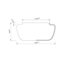 Lampshade 4102 - l. 205/146 mm