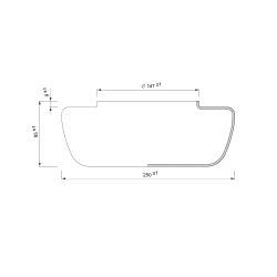Lampenschirm 4103 - l. 250/147 mm