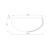 Lampshade 4113 - d. 250/234 mm