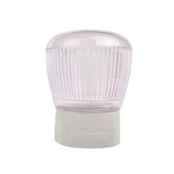 Clear glass lamp 7178 WOS with thread - d. 128 mm