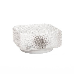 Clear glass ceiling 4163 - l. 195 mm