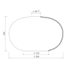 Lampshade 4301 - d. 250/42 mm