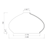 Lampenschirm 4303 - d. 240/42 mm
