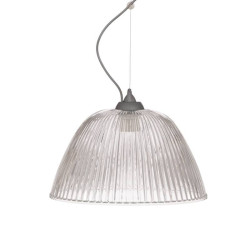 Clear glass lamp 63141 - d. 352 mm