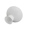 Klosz 4448 do lampy naftowej opal - aladyn - otw.mont. 145 mm