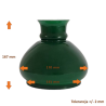 Opal oil lampshade 4448 - vesta shade - mounting 145 mm
