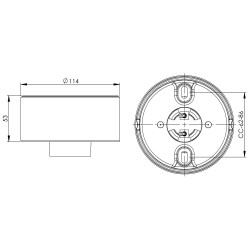 A IFO ceramic fixture 99 mm screw thread