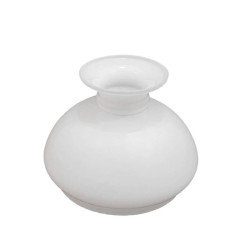 Klosz 5544 do lampy naftowej opal - aladyn - otw.mont. 124 mm